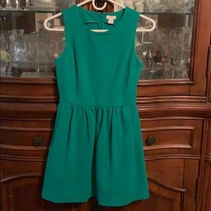 J crew green dress size xs petite